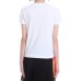 VERSACE JEANS COUTURE T-SHIRT IN COTONE WHITE A MANICA CORTA CON MAXI STAMPA 