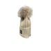 REFRIGIWEAR CAPPELLO BEIGE DA DONNA CON PON PON