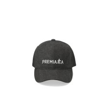 PREMIATA CAPPELLO DA BASEBALL BLACK CON LOGO LETTERING RICAMATO