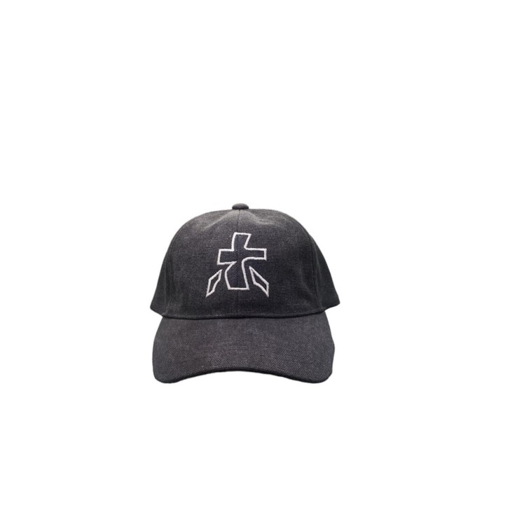 PREMIATA CAPPELLO DA BASEBALL BLACK CON LOGO RICAMATO