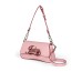 Juicy Couture borsa a spalla rosa con logo 