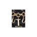 Versace Jeans Couture Mini Borsa Nera con tracolla in catena con logo lettering