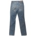 Jeckerson Jeans denim blu cinque tasche con toppe in Alcantara azzurra