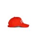 Dsquared2 Cappello Baseball in cotone arancione con logo ricamato DSQUARED2 ICON