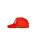 Dsquared2 Cappello Baseball in cotone rosso con logo ricamato DSQUARED2 ICON