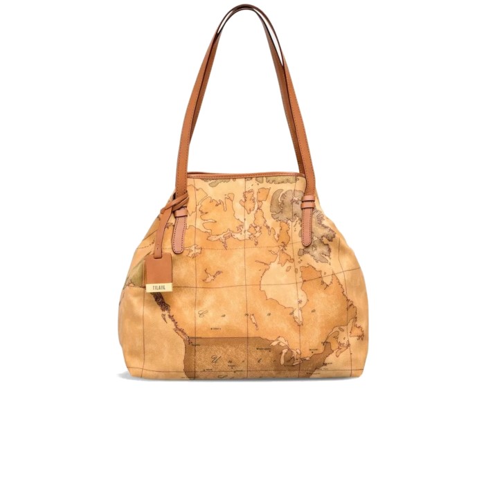 ALVIERO MARTINI 1A CLASSE BORSA A SPALLA CON STAMPA GEO CLASSIC