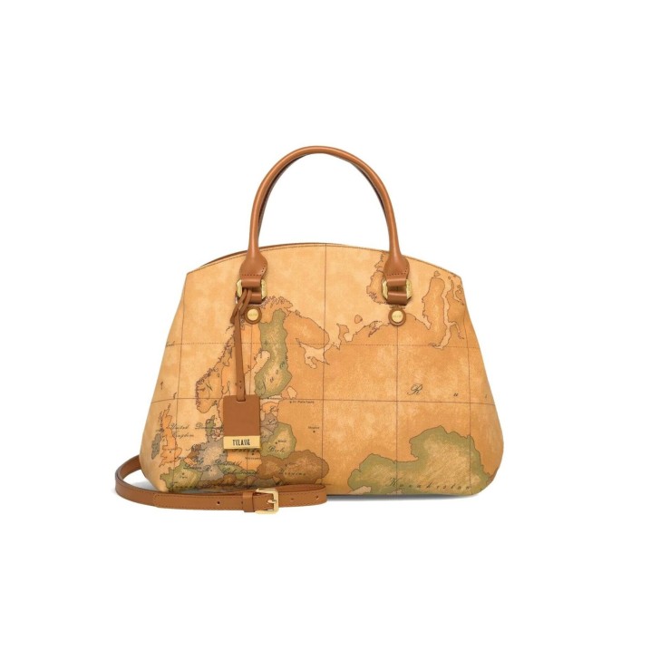 Alviero Martini 1a Classe borsa da donna a mano stampa Geo Classic 