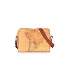 Alviero Martini 1a Classe Borsa a Tracolla da Donna in Stampa Geo Classic