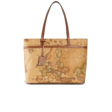 ALVIERO MARTINI 1A CLASSE BORSA SHOPPING A SPALLA CON STAMPA GEO CLASSIC 