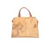 ALVIERO MARTINI 1A CLASSE BORSA A MANO CON STAMPA GEO CLASSIC E MAXI FIBBIA 