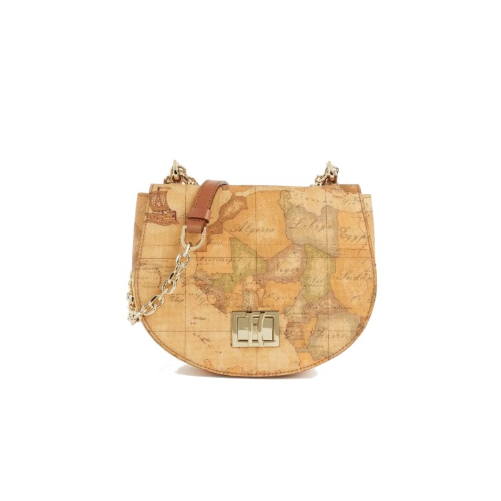 ALVIERO MARTINI 1A CLASSE BORSA A TRACOLLA TONDA CON STAMPA GEO CLASSIC 