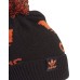 Adidas Originals Cappello nero e arancione con logo lettering