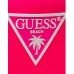 GUESS BORSA DA MARE FUCSIA CON LOGO TRIANGOLO 