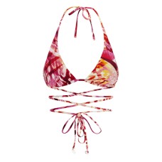 GUESS REGGISENO BIKINI A TRIANGOLO MULTICOLORE 