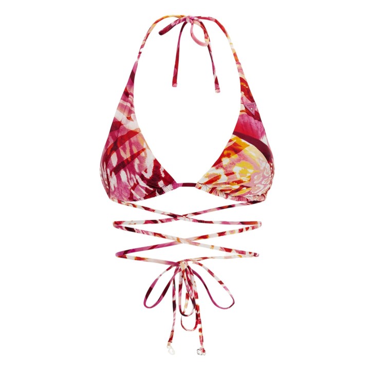 GUESS REGGISENO BIKINI A TRIANGOLO MULTICOLORE 