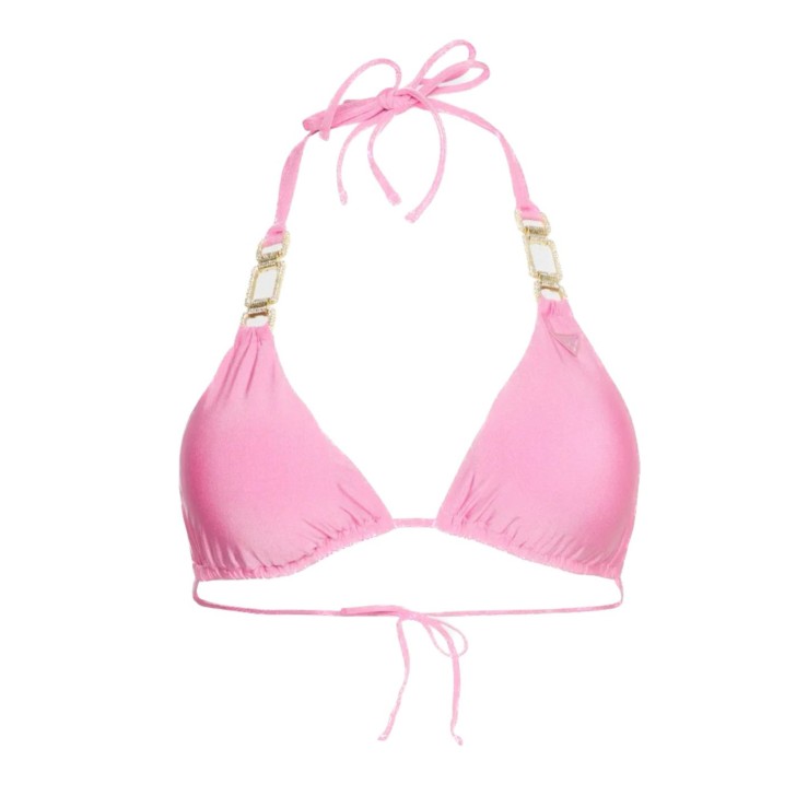 GUESS REGGISENO BIKINI ROSA A TRIANGOLO 