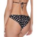 GUESS SLIP BIKINI NERO CON STAMPA FLOREALE