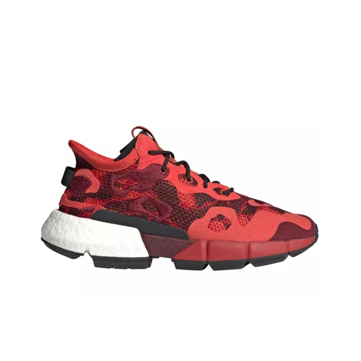 Adidas Originals POD_S3.2 ML Sneakers rossa in tessuto con inserti neri