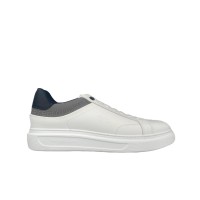 HARMONT&BLAINE SNEAKER IN LEATHER WHITE 