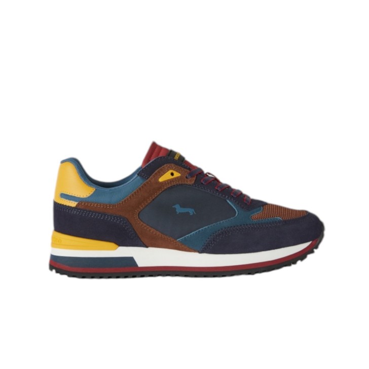 HARMONT&BLAINE SNEAKER IN SUEDE E NYLON MULTICOLOR