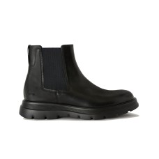 HARMONT&BLAINE BOOT IN LEATHER TOTAL BLACK 