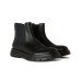 HARMONT&BLAINE BOOT IN LEATHER TOTAL BLACK 