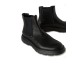 HARMONT&BLAINE BOOT IN LEATHER TOTAL BLACK 