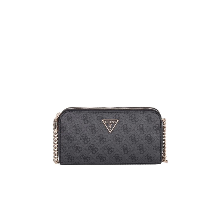 GUESS BORSA A TRACOLLA BLACCK 4G LOGO ALL OVER 