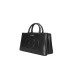 GUESS BORSA A MANO BLACK CON TRACOLLA REGOLABILE ESTRAIBILE CON LOGO LETTERING E MAXI LOGO TONO SU TONO 