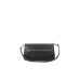 GUESS BORSA A SPALLA BLACK CON TRACOLLA REGOLABILE ESTRAIBILE CON LOGO LETTERING IN METALLO SILVER E MAXI LOGO TONO SU TONO