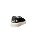 4US SNEAKERS IN LEATHER TOTAL BLACK DA UOMO CON LOGO LETTERING WHITE