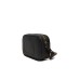 EMPORIO ARMANI MINI BAG BLACK CON TRACOLLA IN NASTRO CON LOGO LETTERING ALL OVER REGOLABILE ESTRAIBILE	