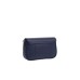 EMPORIO ARMANI MINI BAG BLUE CON TRACOLLA IN NASTRO BLUE CON LOGO LETTERING ALL OVER REGOLABILE ESTRAIBILE	