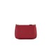 EMPORIO ARMANI MINI BAG DOPPIA BORDEAUX CON TRACOLLA IN NASTRO BLACK CON LOGO LETTERING ALL OVER REGOLABILE ESTRAIBILE	