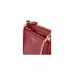 EMPORIO ARMANI MINI BAG DOPPIA BORDEAUX CON TRACOLLA IN NASTRO BLACK CON LOGO LETTERING ALL OVER REGOLABILE ESTRAIBILE	