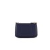 EMPORIO ARMANI MINI BAG DOPPIA BLUE CON TRACOLLA IN NASTRO BLUE CON LOGO LETTERING ALL OVER REGOLABILE ESTRAIBILE	