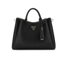 GUESS ECO GLORIANA BORSA A MANO BLACK CON TRACOLLA ESTRAIBILE