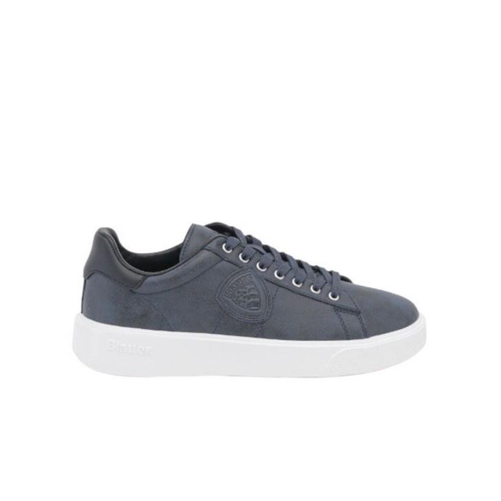 BLAUER SNEAKER IN LEATHER TOTAL BLUE