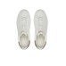 GUESS ELBINA SNEAKER IN LEATHER WHITE CON 4G LOGO BEIGE