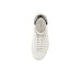 GUESS ELBINA SNEAKER IN LEATHER WHITE CON 4G LOGO BROWN 