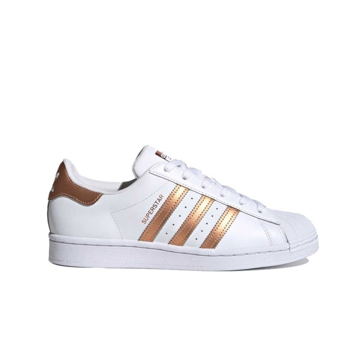 Adidas Originals SUPERSTAR W Sneakers bianche con inserti a contrasto