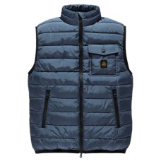 REFRIGIWEAR MELVI VEST GILET AZZURRO DA UOMO CON TASCHINO NELLA PARTE ANTERIORE 