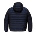 REFRIGIWEAR JOSH JACKET GIUBBOTTO CON CAPPUCCIO DA UOMO BLU CON TASCHINO 