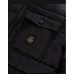 REFRIGIWEAR JOSH JACKET GIUBBOTTO CON CAPPUCCIO DA UOMO NERO CON TASCHINO 