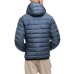 REFRIGIWEAR LEADER JACKET GIUBBOTTO CON CAPPUCCIO DA UOMO AZZURRO 