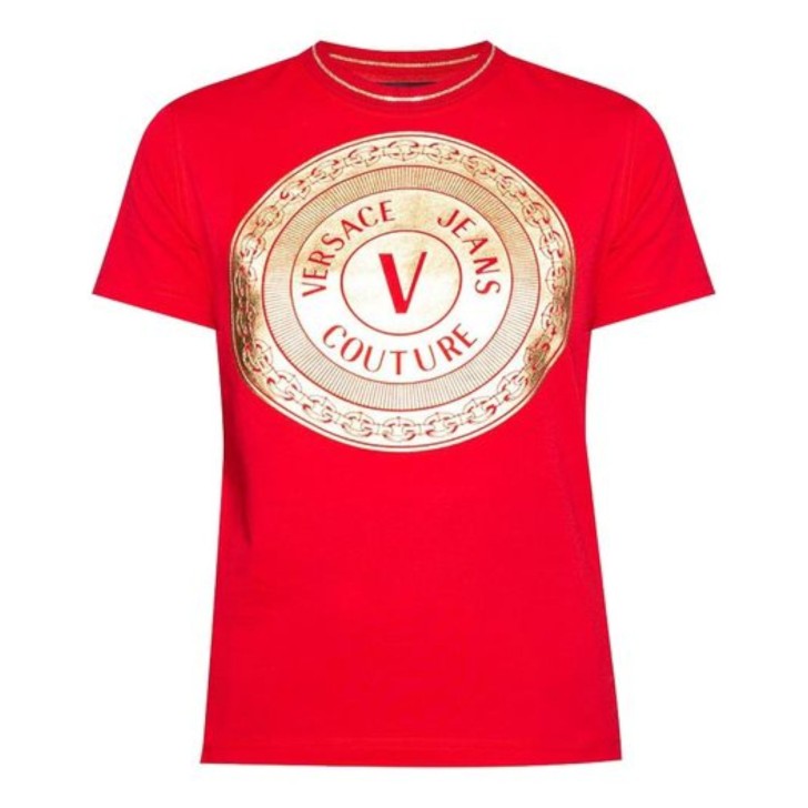 Versace Jeans Couture T-shirt Rossa da Donna 