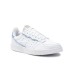 Adidas Originals SUPERCOURT Sneakers bianca in pelle con inserti celesti 