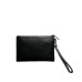 HARMONT&BLAINE POCHETTE DA UOMO NERA IN PELLE CON LOGO TONO SU TONO 