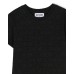 MOSCHINO T-SHIRT UNISEX BLACK A MANICA CORTA CON LOGO LETTERING ALL OVER