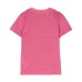 MOSCHINO T-SHIRT FUCSIA A MANICA CORTA CON LOGO LETTERING ALL OVER	